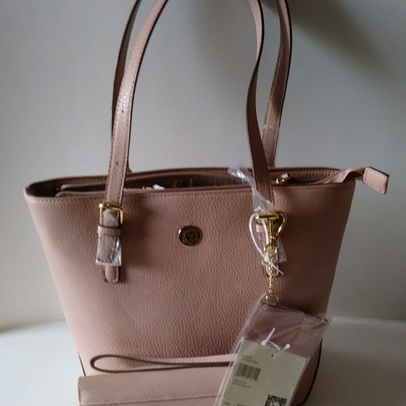 Anne Klein Antique Rose Handbag ID Holder - Picture 16 of 16